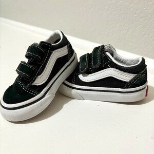 Vans Toddler Old Skool V - Black - Size US Toddler/Baby 3.0